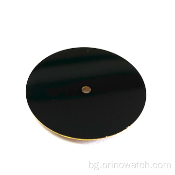 Черен празен емайл циферблат за часовник